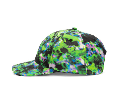 Baseball Hat - Green/Purple Tie-Dye