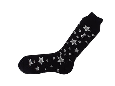 Potato Vog Socks - Black/Silver