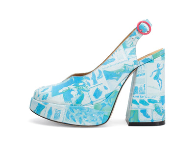 Ternura - Newsprint Blue/Green