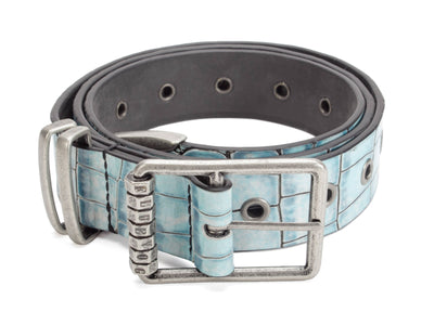 Percivale Belt - Blue Croc