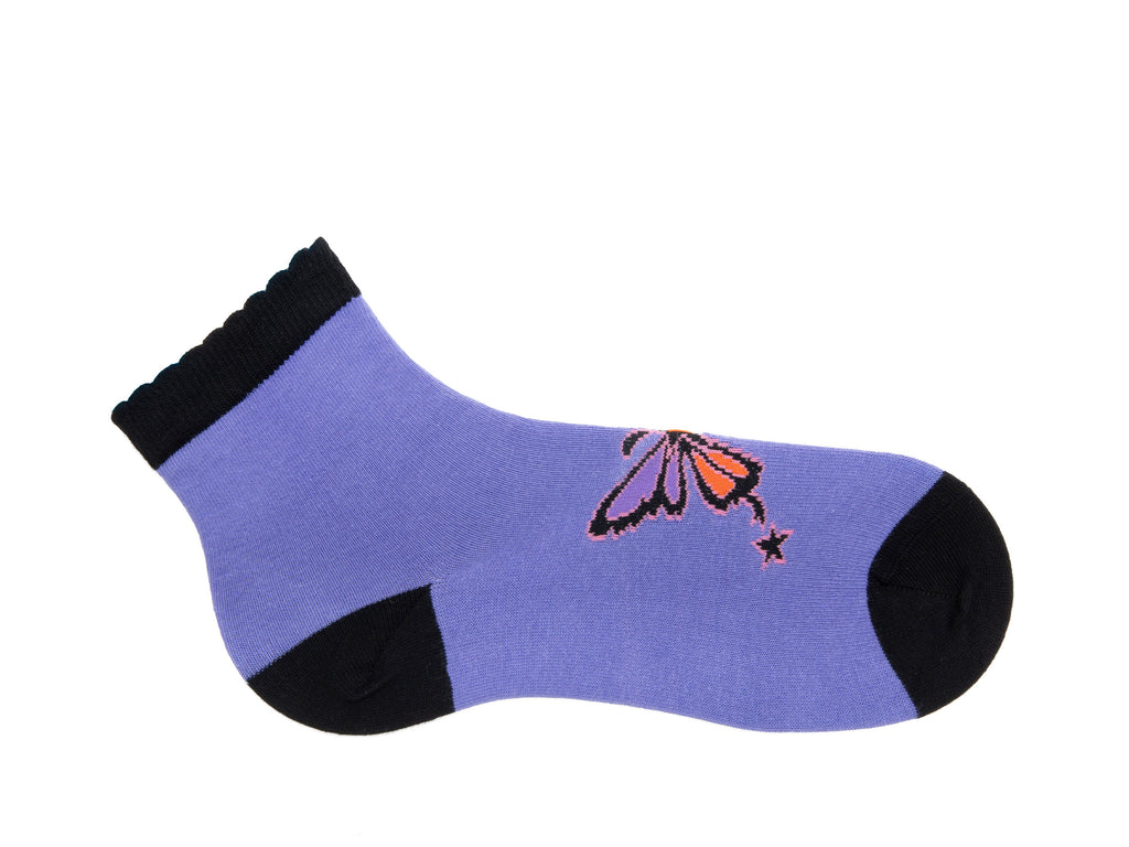 purple_black - Right Sock