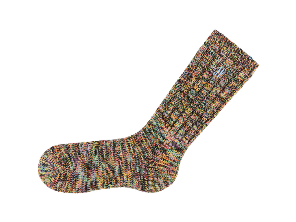 black_multi - Left Sock