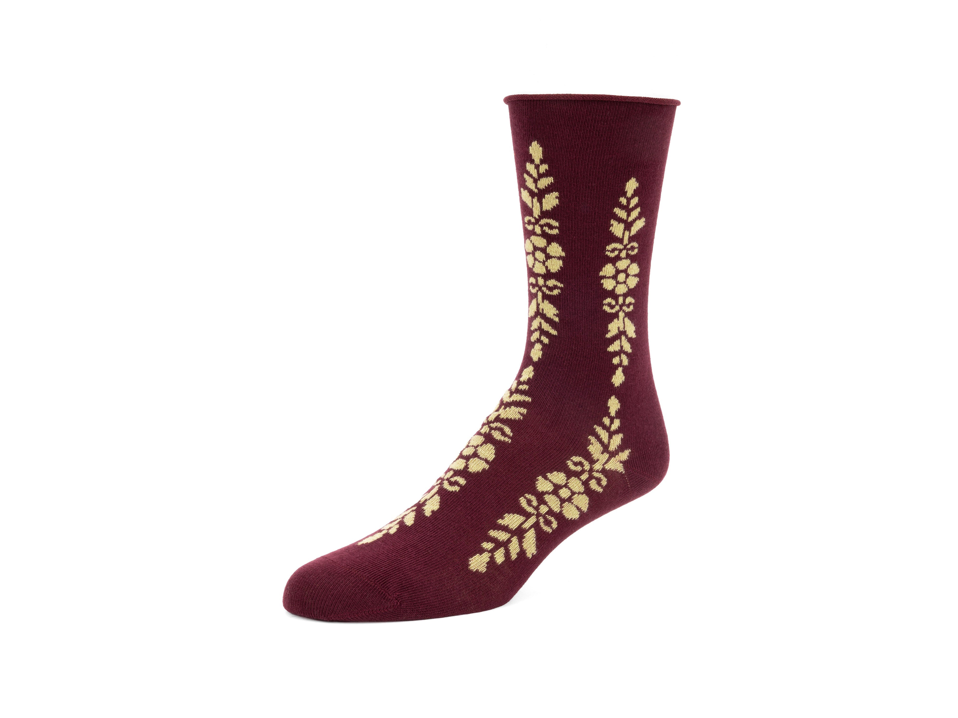 burgundy_green - Quarter View