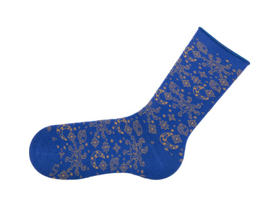 Mittens Vog Socks - Blue/Orange