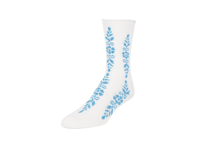 Raisin Vog Socks - White/Blue
