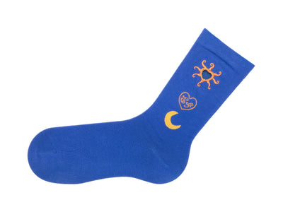 Rainy Vog Socks - Blue/Orange