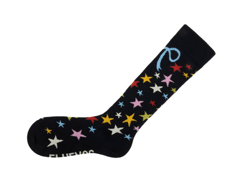 black_multi - Left Sock