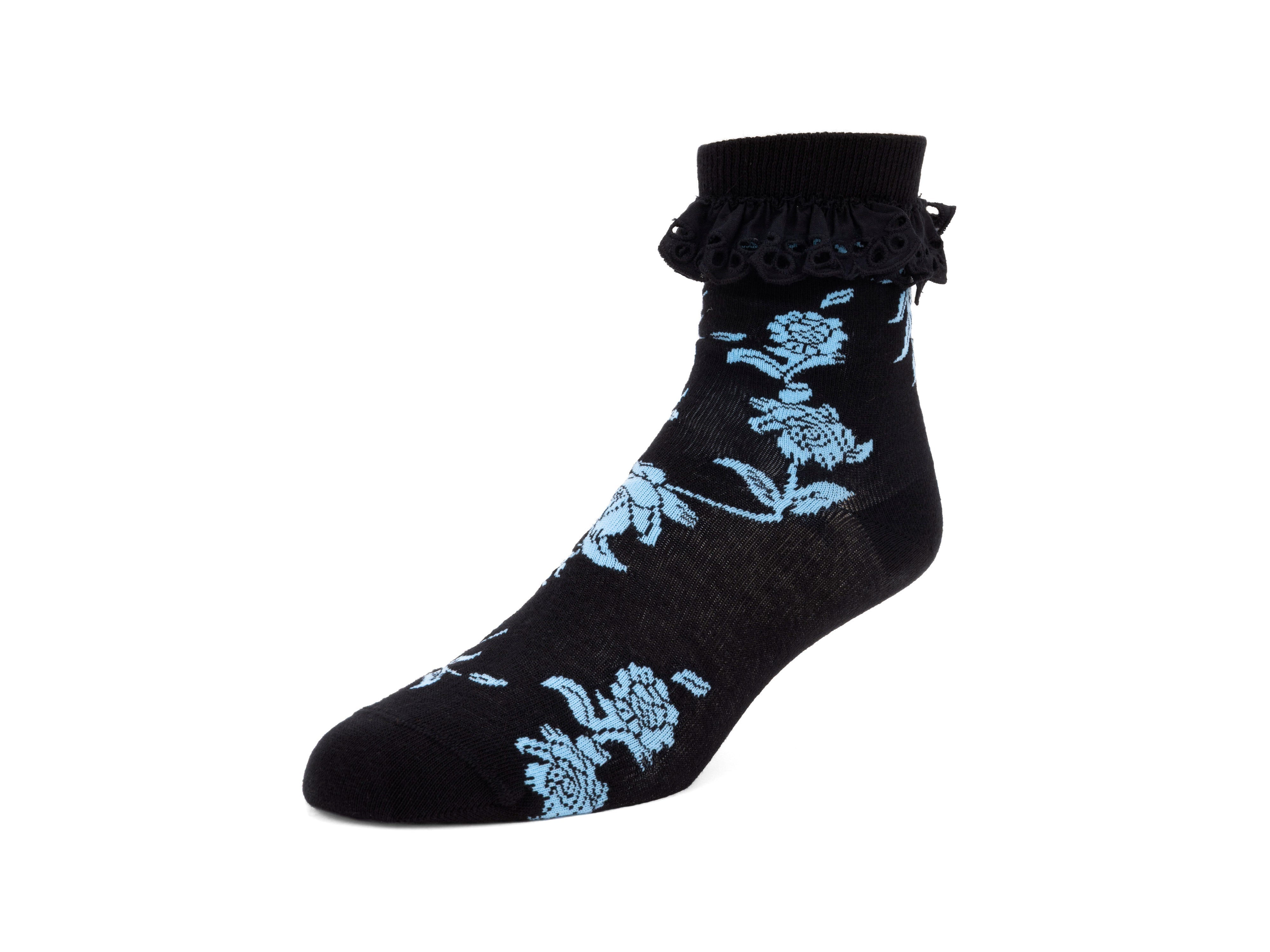 Jambi Vog Socks - Black/Blue – John Fluevog Shoes
