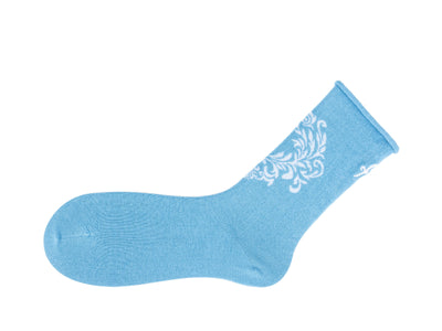 Poppy Vog Socks - Blue/White