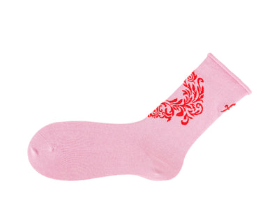 Poppy Vog Socks - Pink/Red