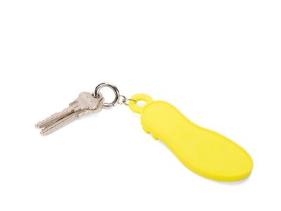Angel Sole Keychain - Neon Yellow