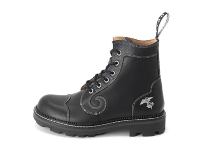 Derby Swirl (6 Eye) - Black