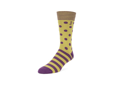 Muffin Vog Socks - Green/Purple
