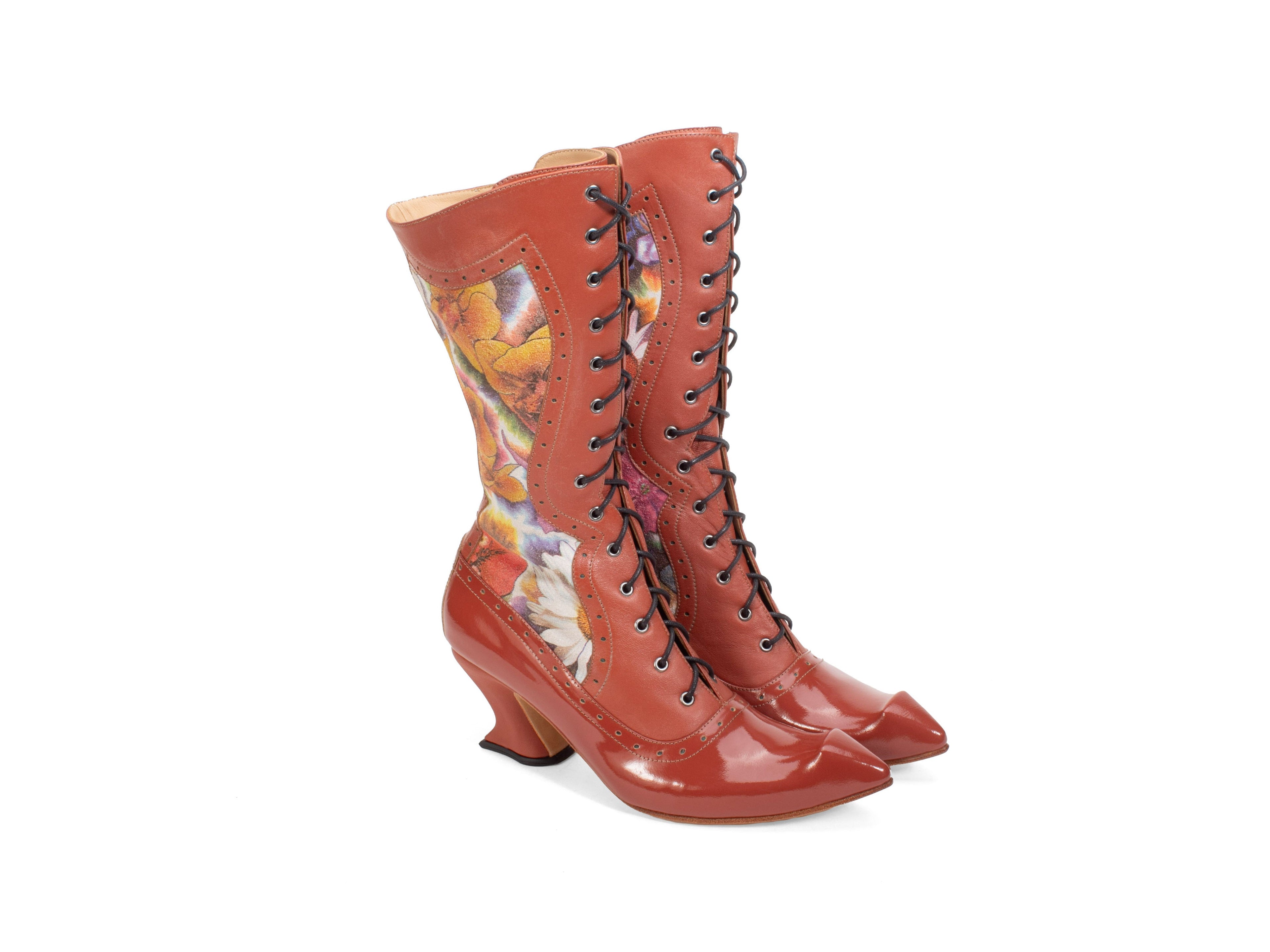 floral_brown - Front