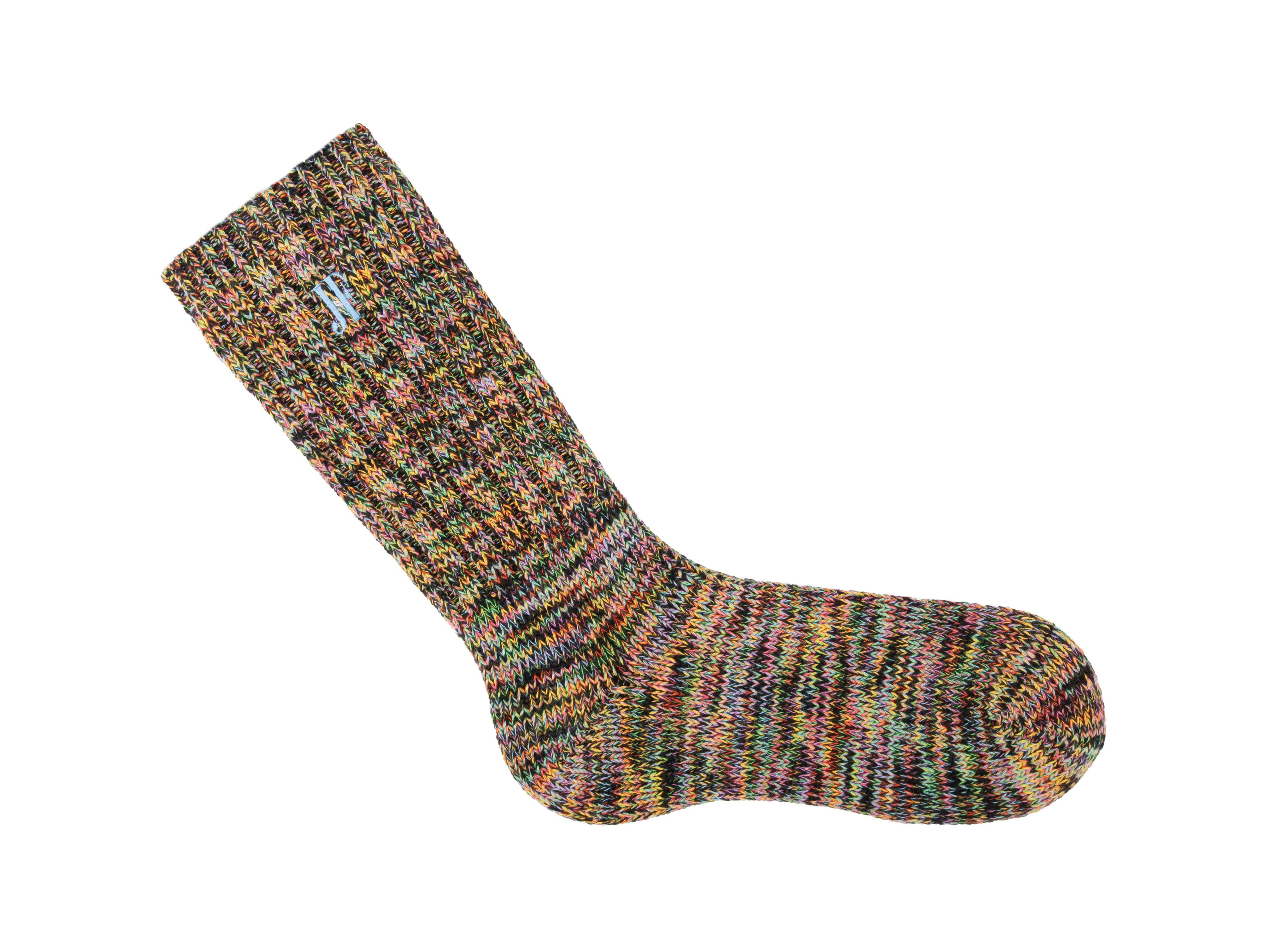 black_multi - Right Sock