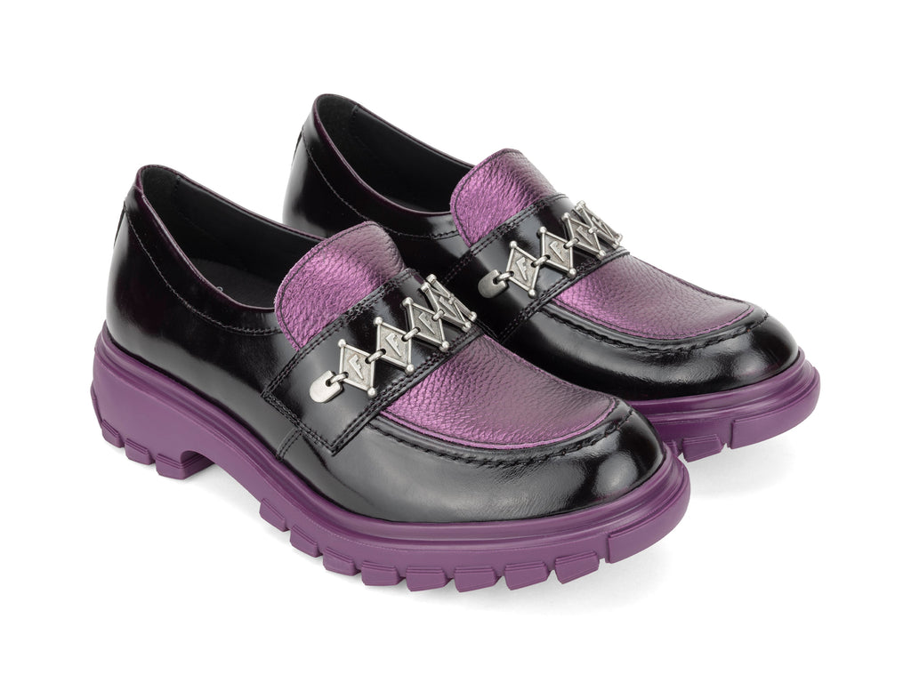 black,purple - Quarter View