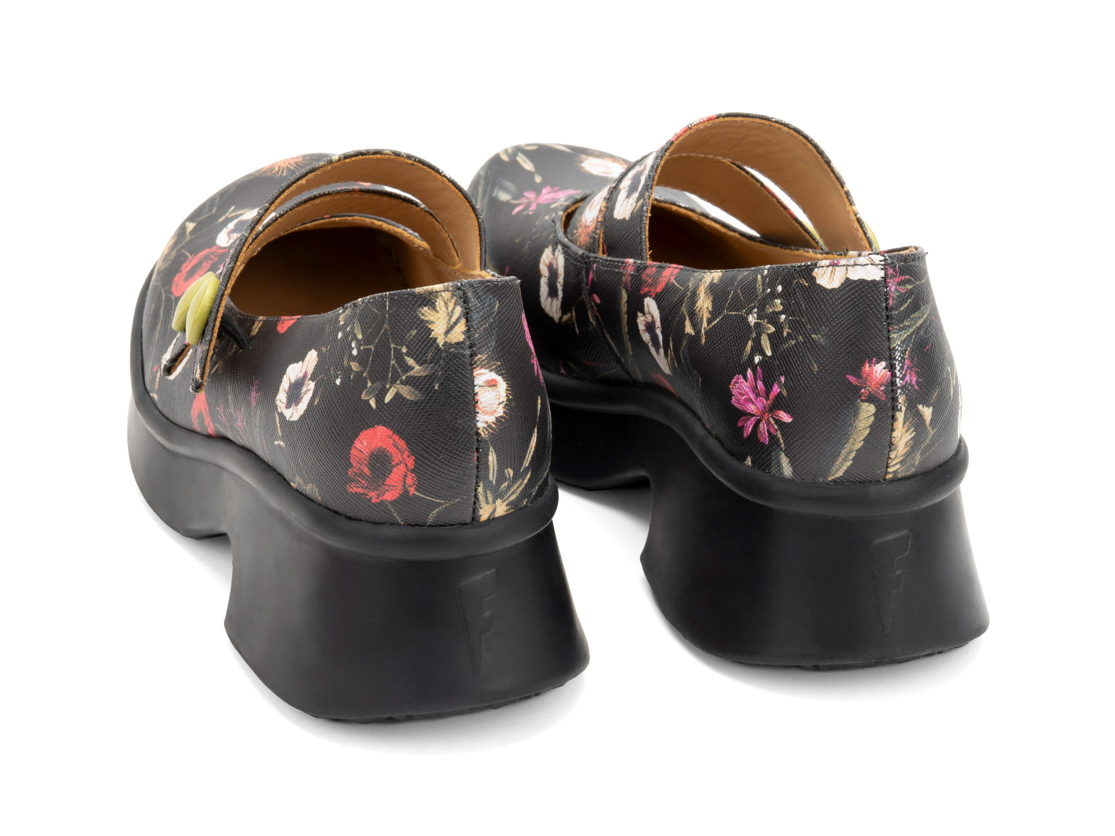 black_floral - Back View