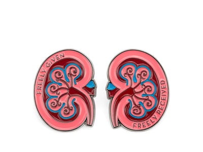 Kidney Pin - Pink