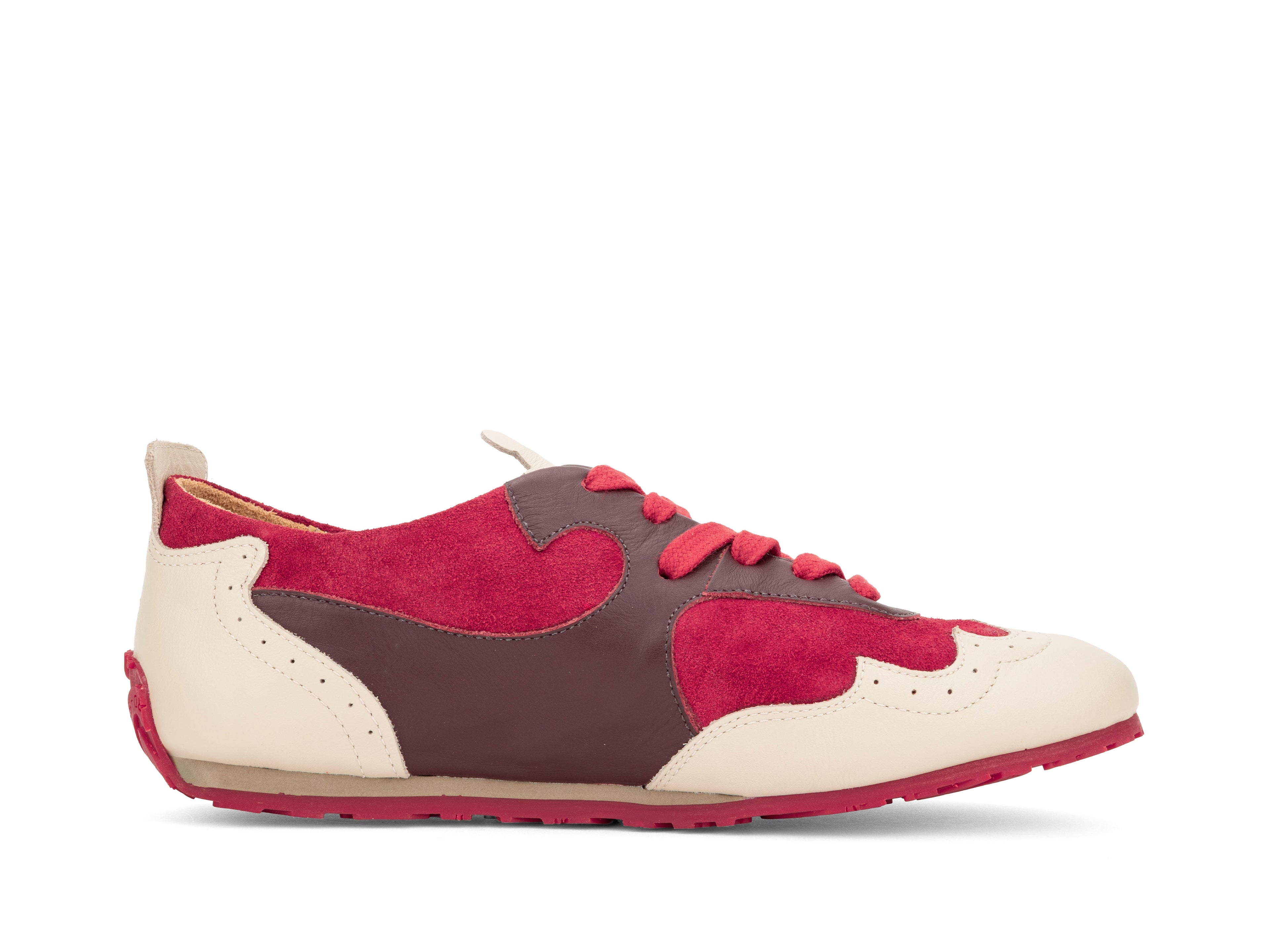 beige,red - Profile Inside View