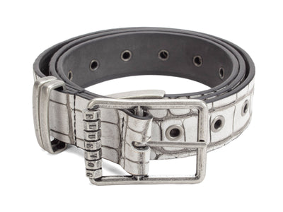Percivale Belt - White Croc