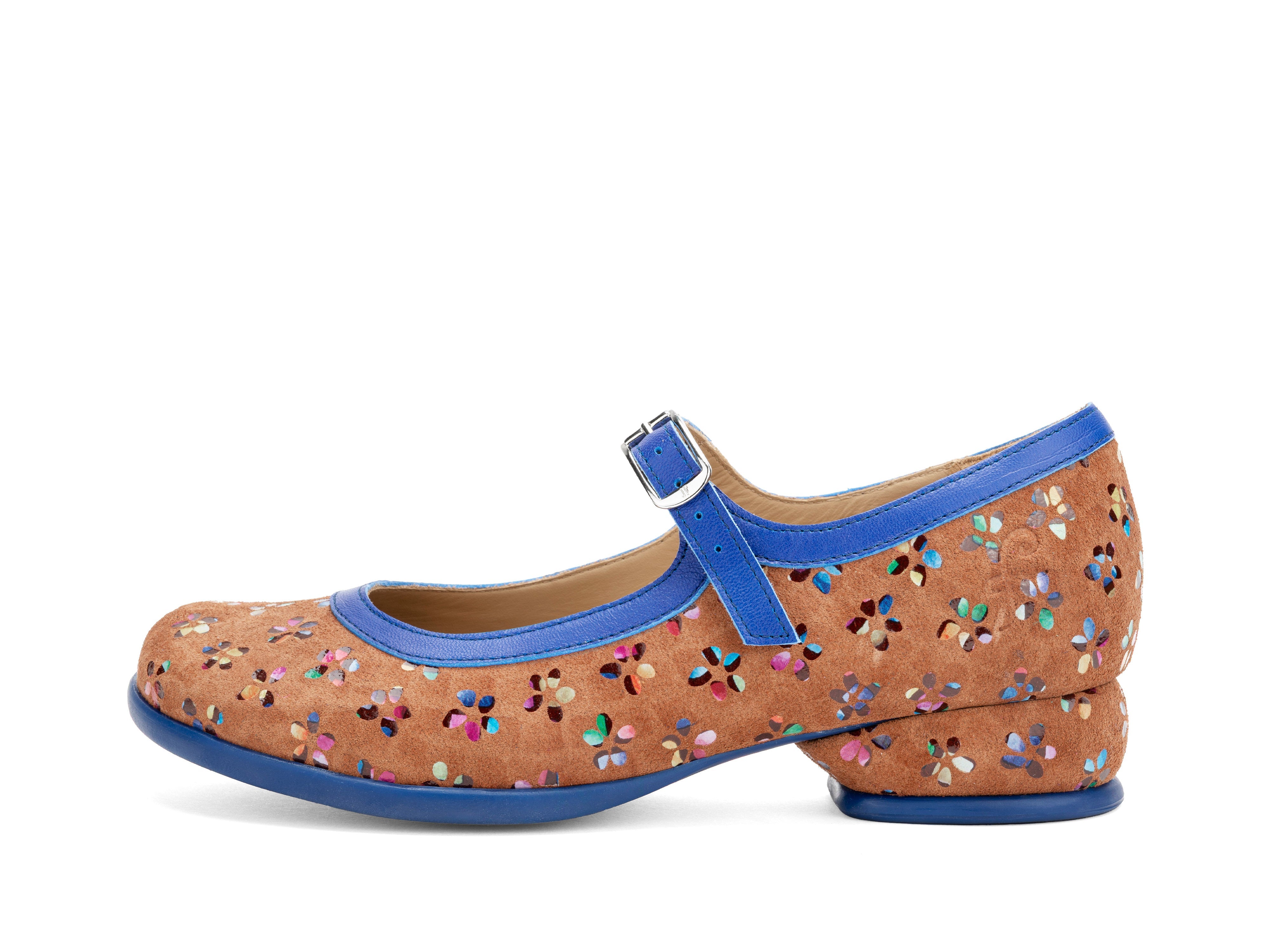 The Mary Wallopers LP アイリッシュパンク ネオトラッド Tess - Brown/Floral – John Fluevog Shoes