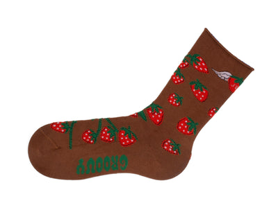 Neko Vog Socks - Brown/Red