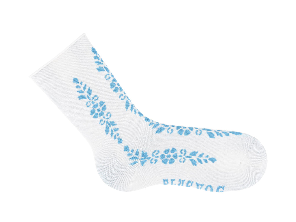 white - Right Sock