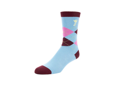 Ollie Vog Socks - Blue/Burgundy