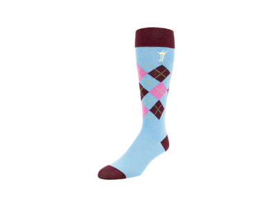 Maisey Vog Socks - Blue/Burgundy/Pink