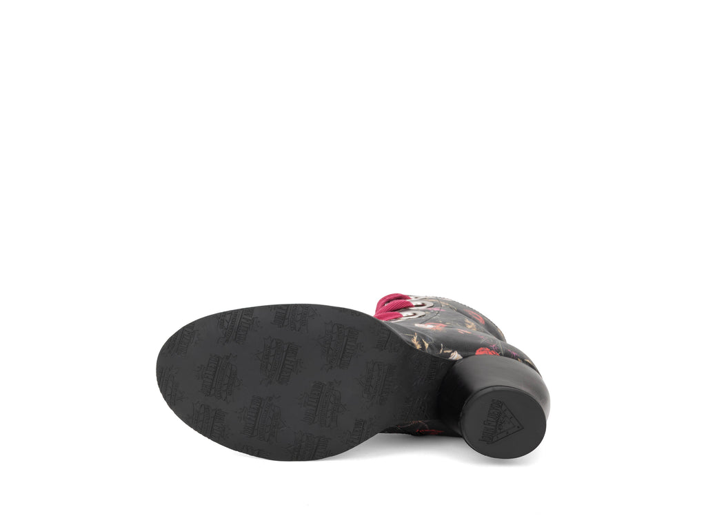 black_floral - Sole View