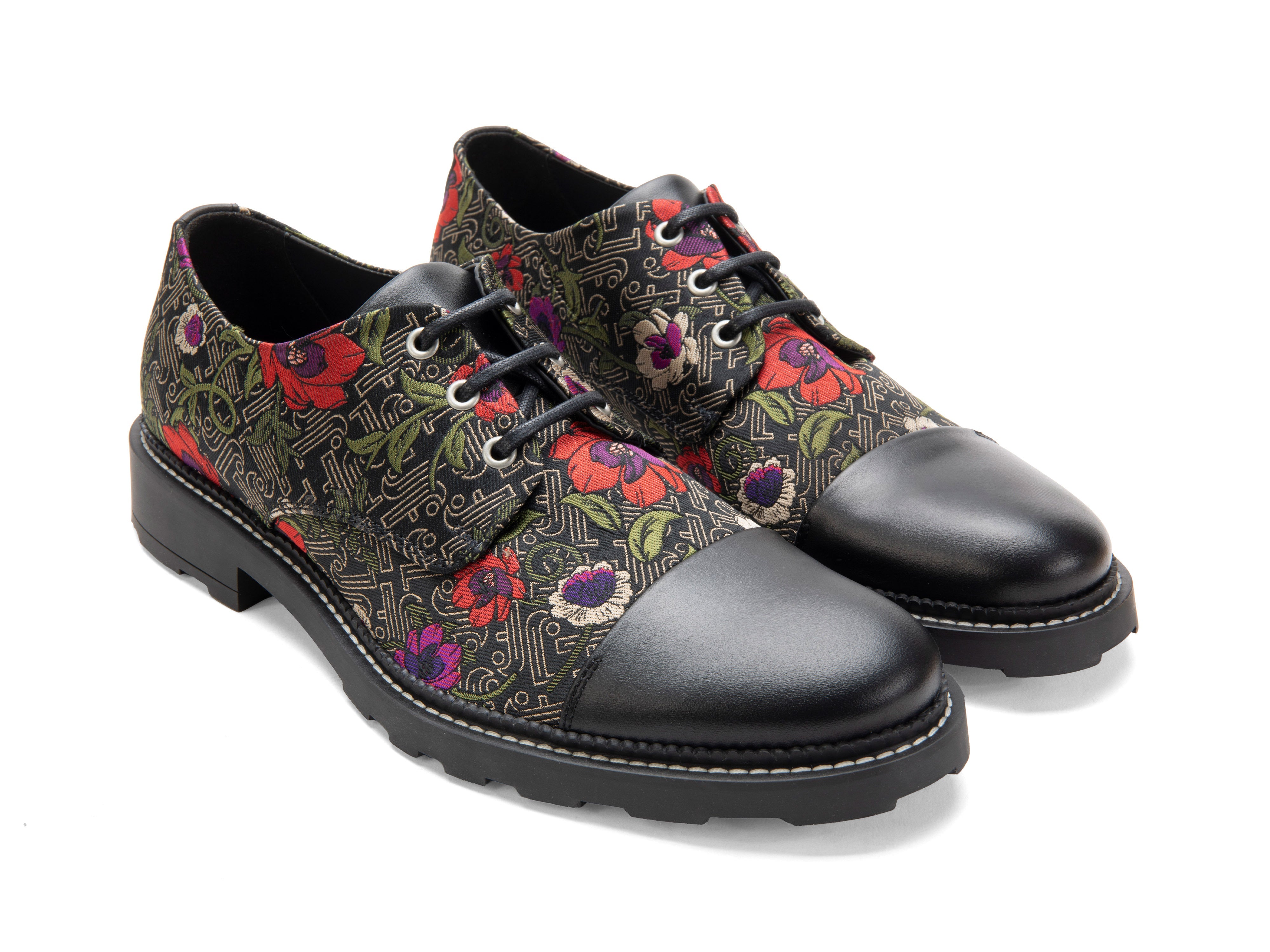 Oakland - Black JF Floral – John Fluevog Shoes