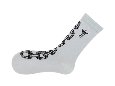Chappie Vog Socks - Silver/Black