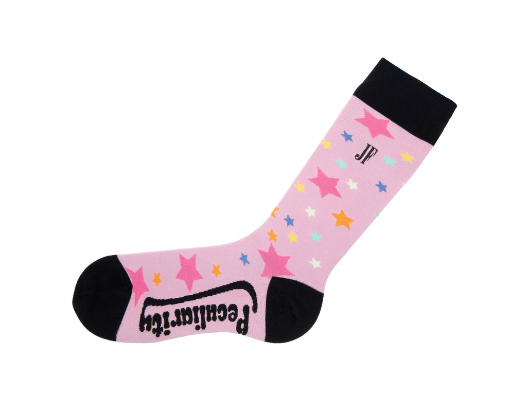 purple_multi - Left Sock