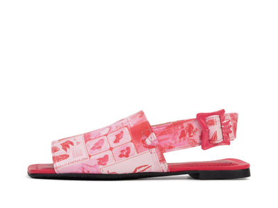 Copacabana - Newsprint Pink/Red