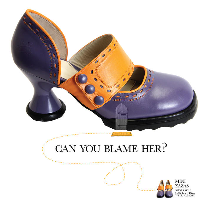 There once was a woman who lived in her shoes