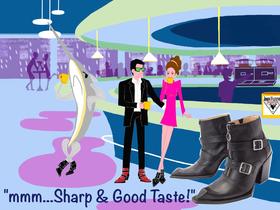 "Mmm... Sharp & Good Taste!"