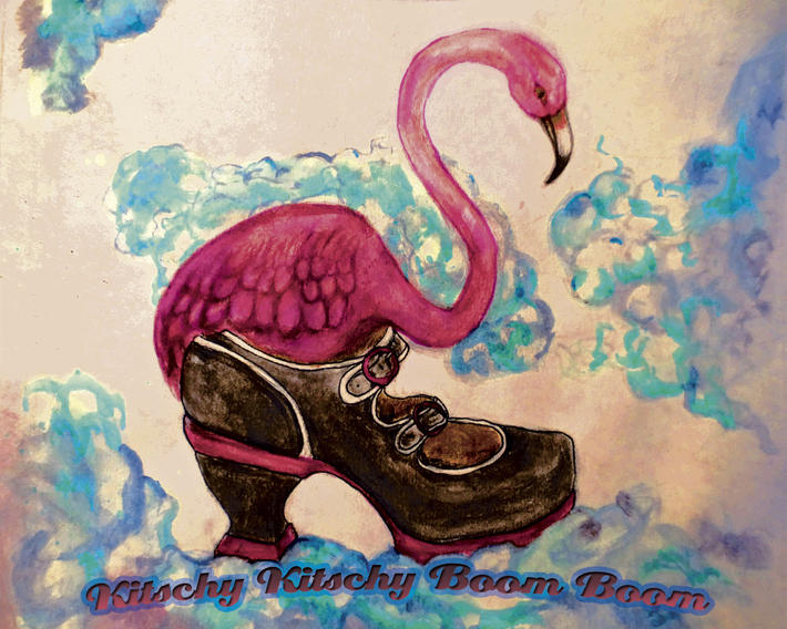 Kitschy Flamingo Fluevog