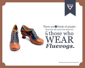 Fluevog - Vintage Typography Style