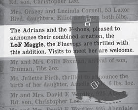 LoF Maggie birth announcement