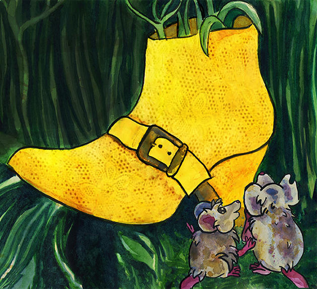 The Mice who lived in the shoe