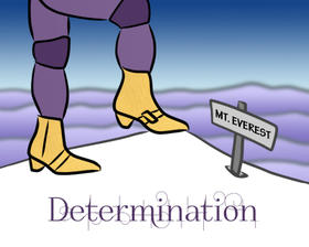 Determination on Mt. Everest