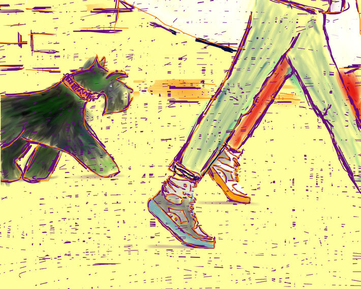 Walkin' the dog