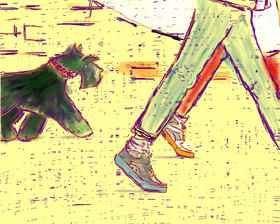 Walkin' the dog
