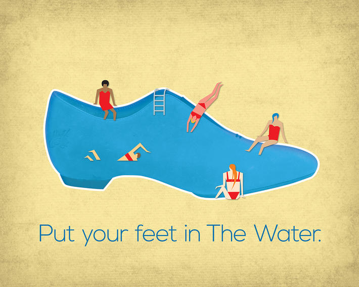 Put your feet in The Water