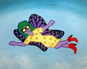 Enchanting Butterfly Woman