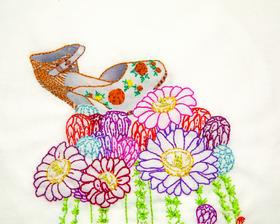 Hand-Stitched Floras