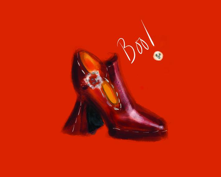 Boo!               "#grooveisintheheartandsole #fluevog