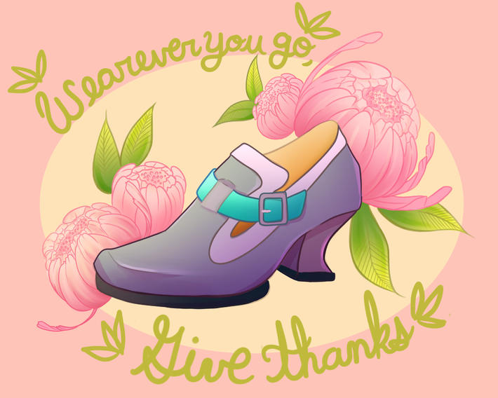 Shukran wearever you go, give thanks