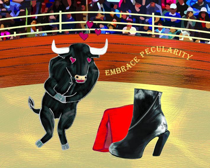 Bull-loving it