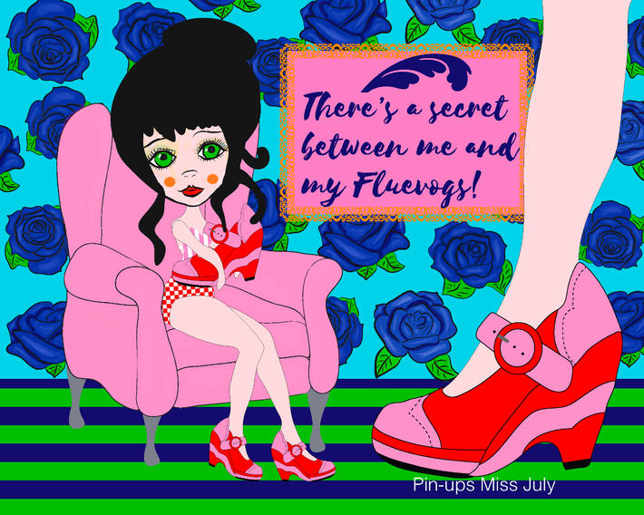 There's a secret between me and my Fluevogs